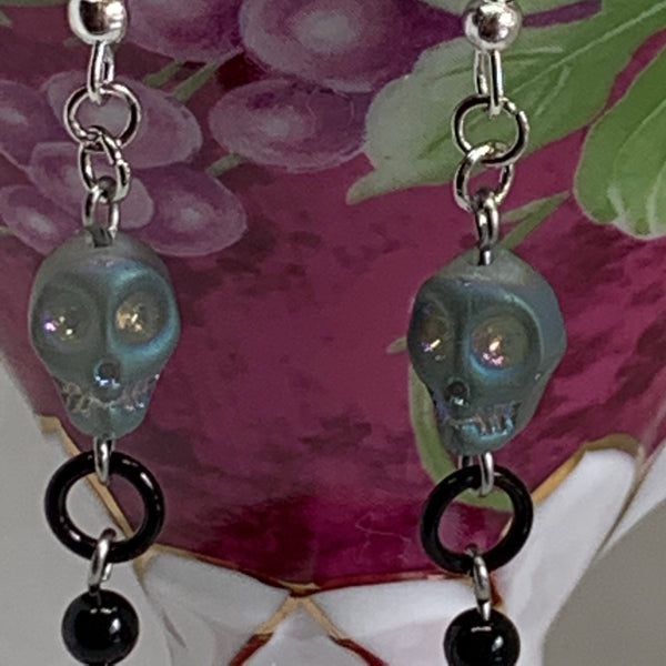 Skull and Spike Earrings