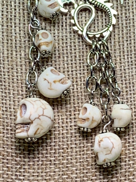 Large Dragon Earrings, Asymmetrical