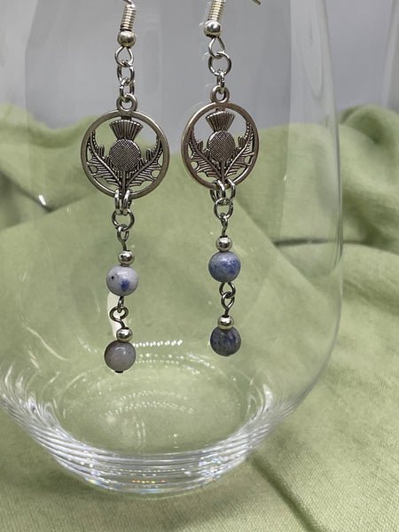 Scottish Thistle Earrings