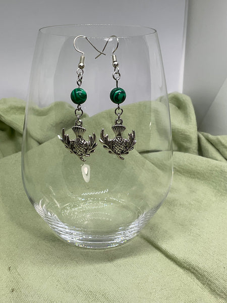 Scottish Thistle Earrings