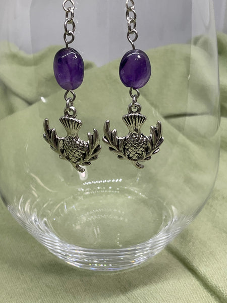 Scottish Thistle Earrings
