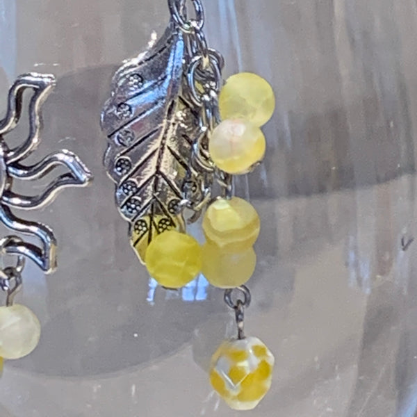 Summer Sunshine Asymmetrical Earrings