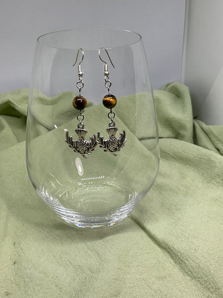 Scottish Thistle Earrings