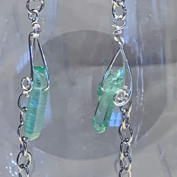 Never Never Give Up Asymmetrical Earrings