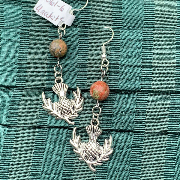 Scottish Thistle Earrings