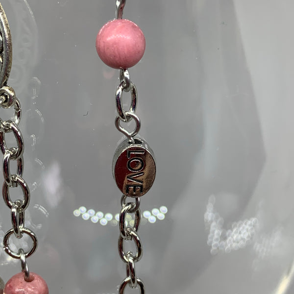 Skull and Hearts Asymmetrical Earrings