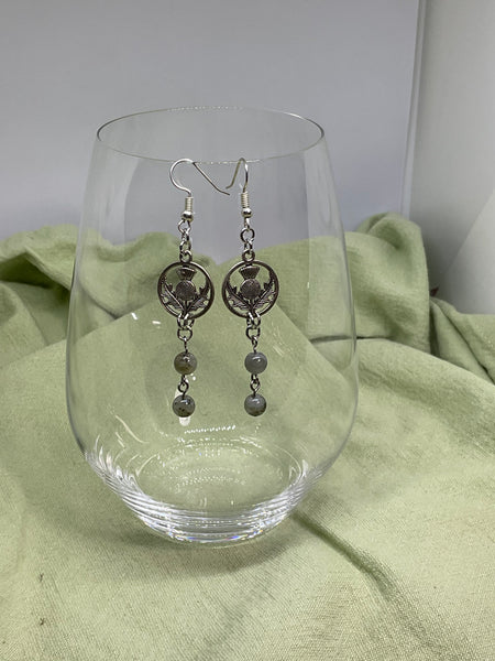 Scottish Thistle Earrings