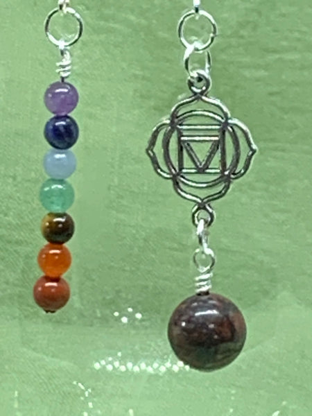 Asymmetrical Chakra Earrings
