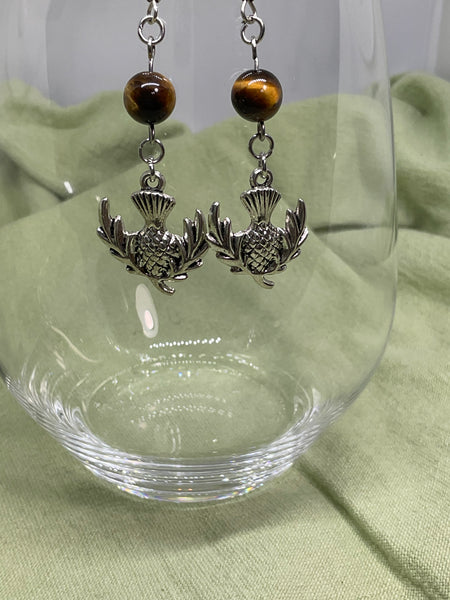 Scottish Thistle Earrings