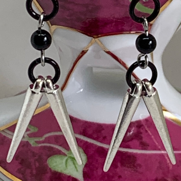 Skull and Spike Earrings