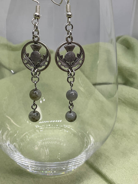 Scottish Thistle Earrings