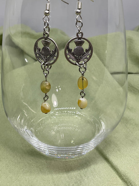 Scottish Thistle Earrings