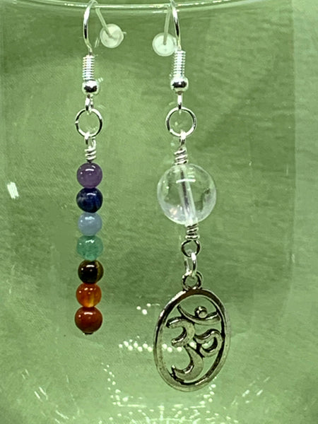 Asymmetrical Chakra Earrings