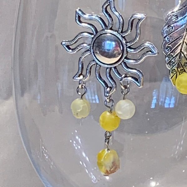 Summer Sunshine Asymmetrical Earrings