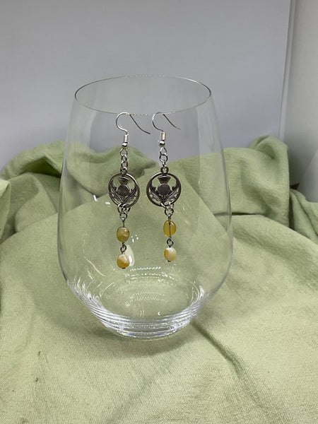 Scottish Thistle Earrings