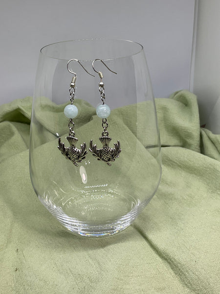 Scottish Thistle Earrings