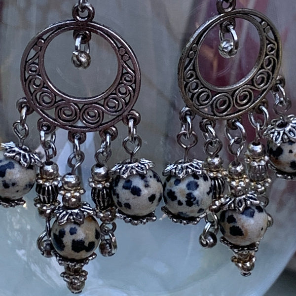 Gemstone Chandelier Earrings
