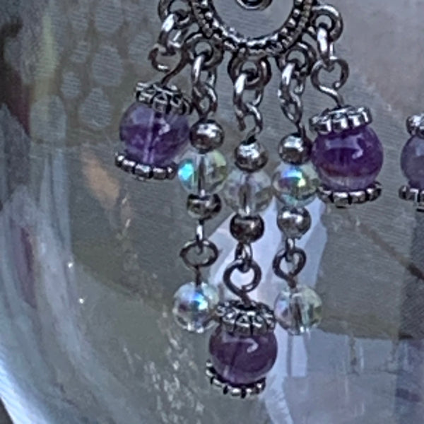 Gemstone Chandelier Earrings