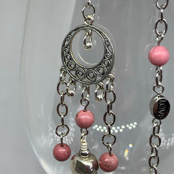 Skull and Hearts Asymmetrical Earrings