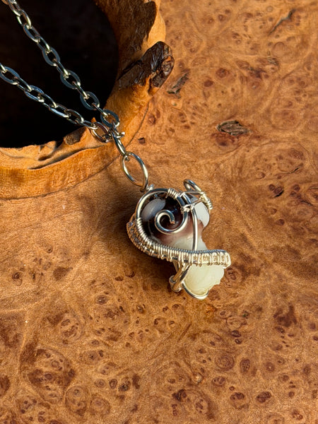 Moonlit Grove Mushroom Necklace