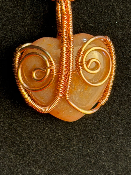 Wild Heart Wire Wrapped Gemstone Necklace