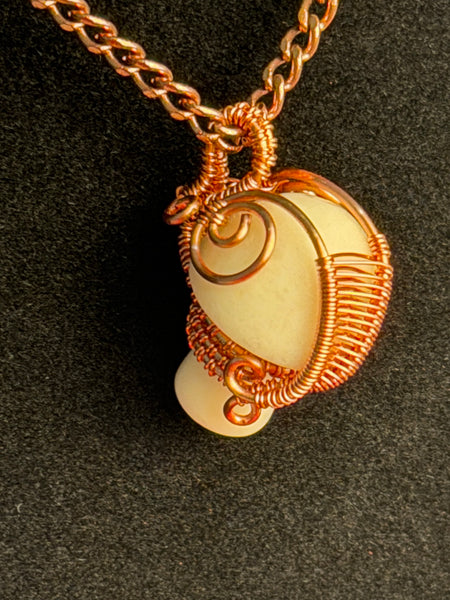 Enchanted Jadeite Mushroom Necklace, Jadeite Mushroom Necklace, Jadeite Mushroom Pendant