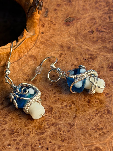 Moonlit Grove Mushroom Earrings