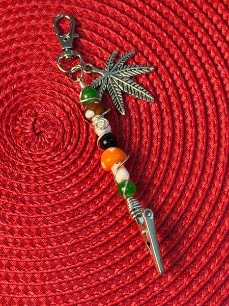 Forest Moon Mushroom Clip Necklace