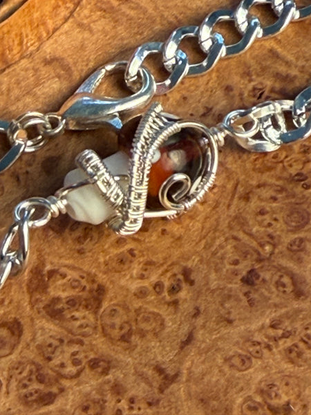 Moonlit Grove Mushroom Bracelet