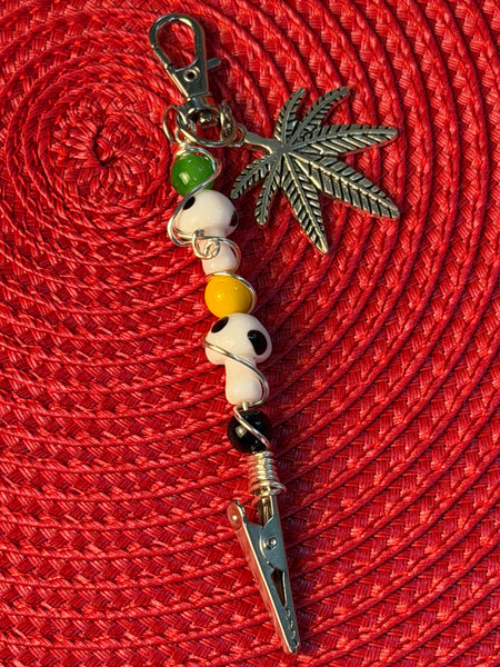 Forest Moon Mushroom Clip Necklace