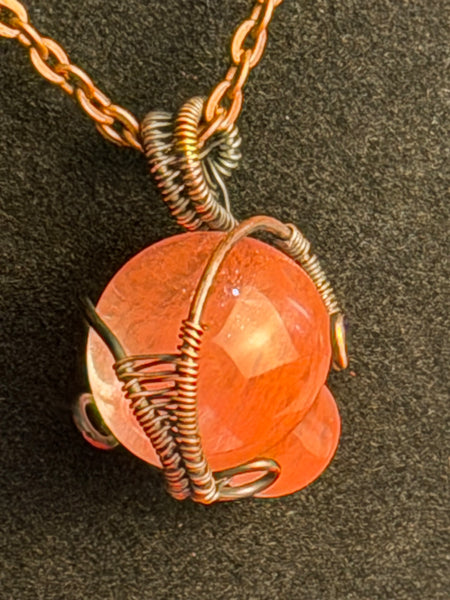 Moonlit Meadow Opalite Mushroom Necklace, Opalite Mushroom Necklace