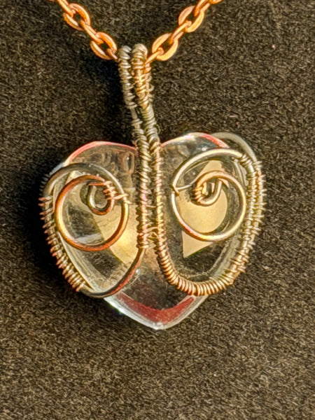 Crystal Heart Whisper Necklace