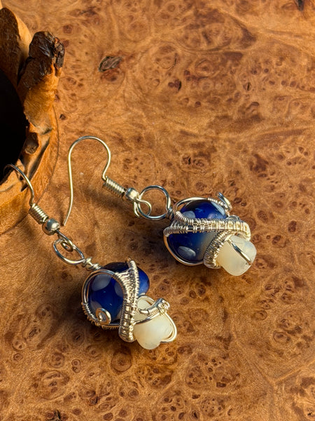 Moonlit Grove Mushroom Earrings