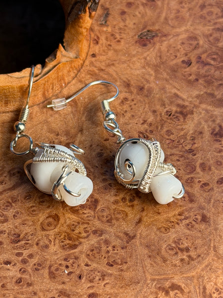 Moonlit Grove Mushroom Earrings