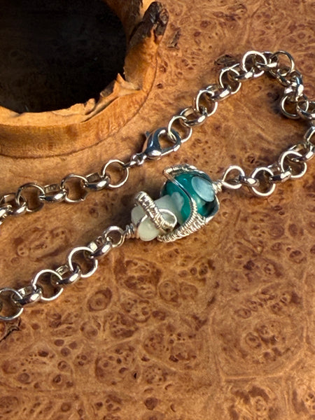 Moonlit Grove Mushroom Bracelet