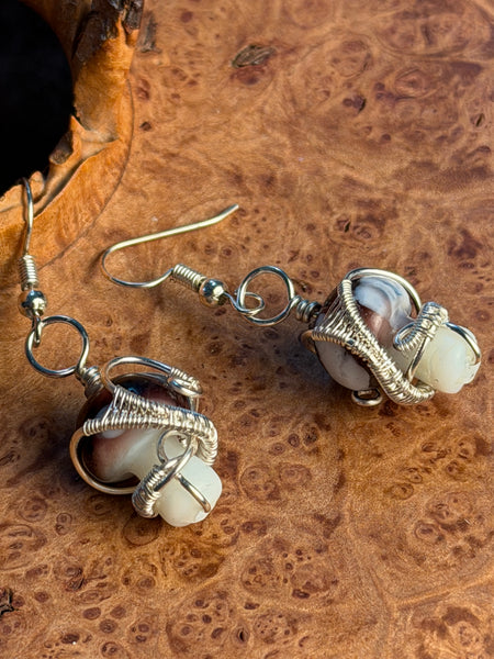 Moonlit Grove Mushroom Earrings