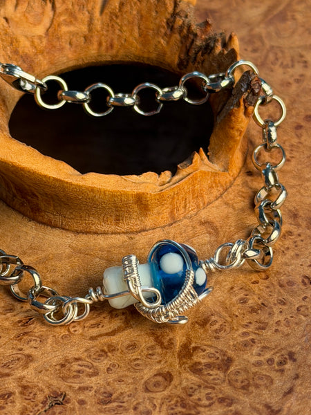 Moonlit Grove Mushroom Bracelet