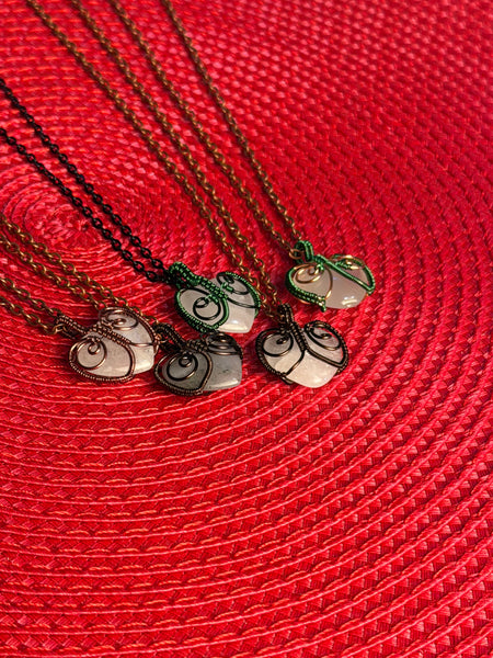 Crystal Heart Whisper Necklace