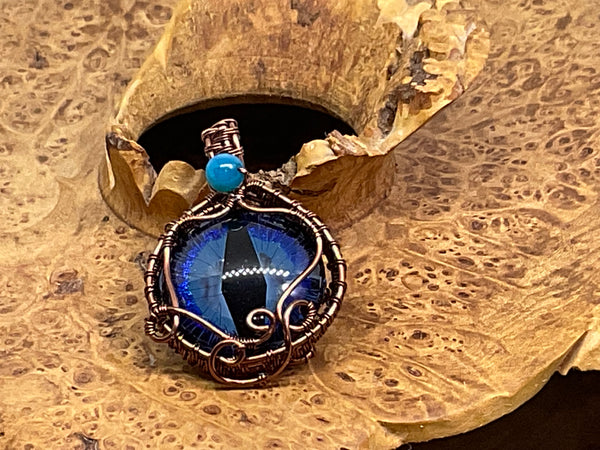 Blue Dragon Eye Pendant