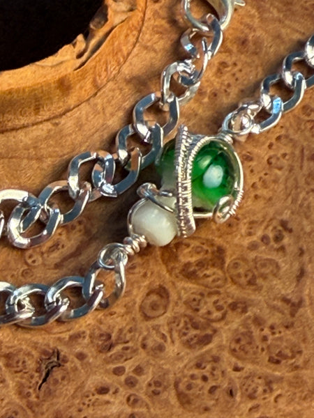 Moonlit Grove Mushroom Bracelet