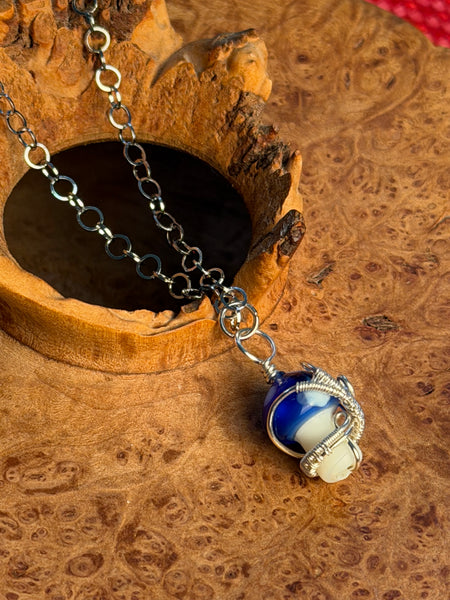 Moonlit Grove Mushroom Necklace