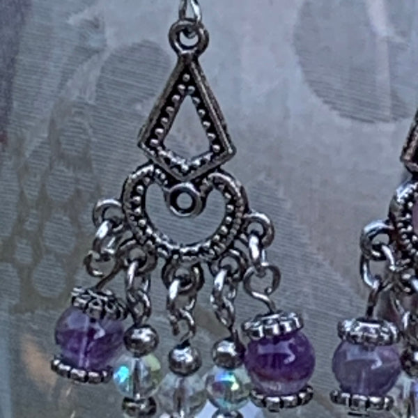 Gemstone Chandelier Earrings