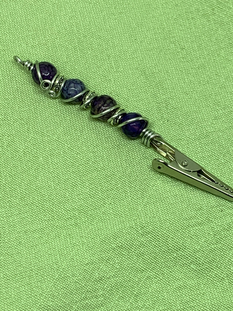 Woven Wire Roach Clip Pendant / Alligator Clip Pendant / Bracelet