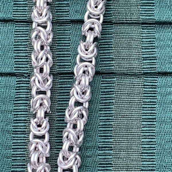 Whale Fluke Chainmaille Necklace