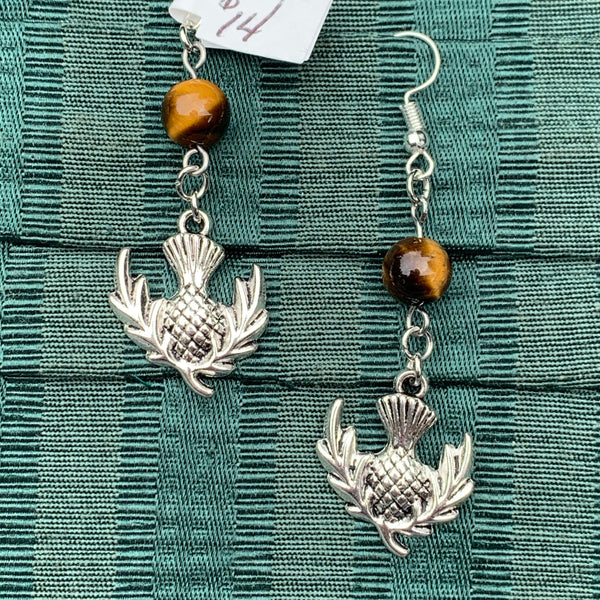 Scottish Thistle Earrings